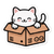 Accent Box Cat