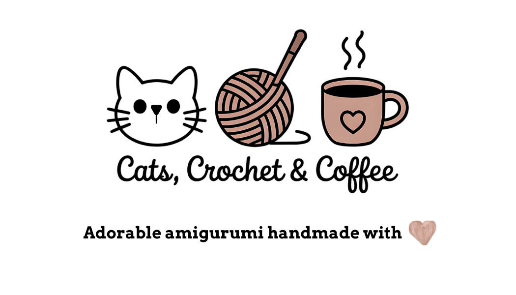 Cats, Crochet & Coffee Logo
